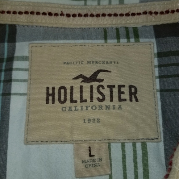 Hollister Pearl Snap Western Style Casual Buttondown Shirt - Picture 3 of 6